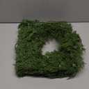 22Inch Christmas Wreath for Front Door, Real Touch Cedar Wreath, Unlit Plain Artificial Cypress Wreath for Xmas