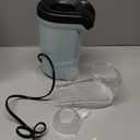 Tasty Hot Air Popcorn Popper, Healthy and Delicious Popcorn in Minutes, Fast and Easy-to-Use, Built-In Measuring Cup and Butter Warmer, 8 Cups, Aqua