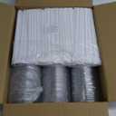 100 Pack - 16 oz Clear Plastic Cups with Lids and Straws, Sturdy & Food Safe Iced Coffee Cups with lids, Disposable Plastic Smoothie Cups for Cold Drinks