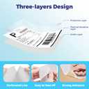 Fuxury 100 Pcs 12x15.5" Poly Mailers with 4x6" Thermal Labels, Waterproof Mailing Envelopes & Stickers for Clothing, Strong Adhesive Poly Shipping Postage Bags for Business (White)