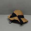 Beach Sun Straw Hats for Women, UPF 50+ UV Sun Protection Wide Brim Summer Straw Hat Foldable Packable Roll up Cap (One Size)