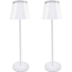 Table Lamp Touch Rechargeable Lamps: 3 Colors Stepless Dimming 5000mAh Rechargeable Battery 4 Timing IP54 Waterproof for Bedside Room (A, 2)