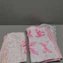 8 Pcs Pink Bow Shower Curtain Sets for Bathroom Decor Cute Coquette Bathroom Accessories Bow Knot Aesthetic Girly Shower Curtain Sets with Towels Carpet Bath Mat Toilet Rugs and 12 Hooks