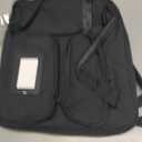 Zipper Binder 3 Ring 3-inch with Shoulder Strap & Backpack Straps, Large Zip Up Binder700 Sheets Capacity, Black