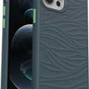 LifeProof Wake Case for iPhone 12 Pro Max, Shockproof, Drop Proof to 2 Meters, Protective Thin Case, Sustainably Made from Recycled Ocean Plastic, Grey