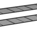 SONGMICS Shoe Rack, 2-Tier Shoe Organizer, Metal Shoe Shelf Storage with 4 Side Hooks, Holds 18 Pairs of Shoes, Height-Adjustable Shoe Rack for Entryway, Hallway, Closet, Ink Black ULMR121B01