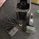 Panasonic Electric Razor for Men, Electric Shaver for Men, ARC5 with Premium Automatic Cleaning and Charging Station, Wet Dry Shaver, Cordless Razor, with Pop-Up Trimmer ES-LV97-K, Black