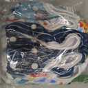 Nora's Nursery Reusable Swim Diapers and Wet Bag - One Size Fully Adjustable - Seaside Unisex 3 Pack with Wet Bag
