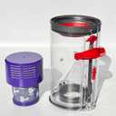 7.79in Large Dust Bin Replacement for Dyson V10 SV12 Models,Canister Bin for Part No.969509-01 and Filter No.969082-01 for Absolute/Absolute Pro/Animal/Animal Extra/Total Clean
