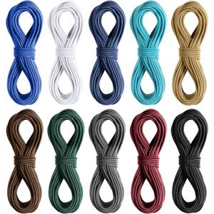 Boao 109 Yards 2.0 mm Multicolor Beading Elastic Cord Thread Stretch String Crafting Handmade DIY String for Sewing and Bracelets, Necklace, Jewelry Making(Dark Color)