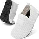 Lefflow Toddler Water Shoes Kids Quick Dry Beach Swim Socks Shoes Baby Non Slip House Slippers 24-25