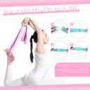 Poen Pilates Equipment Kit for Home Workout Pilates Ring and Ball Set for Women 12'' Circle Yoga Fitness Essentials Kit with Resistance Bands, Yoga Strap, Socks,Bag