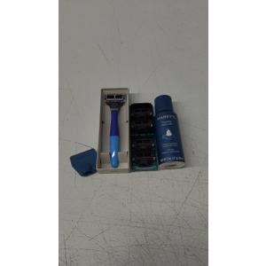Harry's Razors for Men - Men's Razor Set with 5 Razor Blade Refills, Travel Blade Cover, 2 oz Shave Gel (Sage) & Razor Blades Refills - Razors for Men - 10 count