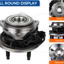 PAROD Pair 515003 Front Wheel Hub Bearing Assembly Fit for 1997-2001 Mercury Mountaineer, 1995-2001 Ford Explorer, 2001-2009 Ranger, B4000, 2001-2005 Explorer Sport Trac, 2001-02 Mazda B3000 4WD W/ABS