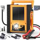 E-Ant 2000A Peak Car Jump Starter with Air Compressor, 260 PSI Portable Air Compressor Tire Inflator, Heavy Duty 12V Jump Box Battery Charger Booster for Truck with 400W Power Inverter, Flashlights