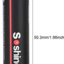 Rechargeable Lithium aa Batteries with Charger - Long Lasting 1.5v Rechargeable aa Batteries 3300mWh 8-Pack with 4 Bay Type C 2H Fast Charger