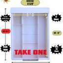 White Snap Shut Brochure Box Brochure Holder Flyer Box Outdoor Realtor Style Info Box Realtor Supplies Real Estate Marketing