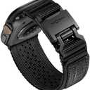 Bandletic Compatible with Apple Watch Bands 49mm 46mm 45mm 44mm for Men - Wide Soft Nylon Sport Strap with Magnetic Fidlock Buckle for iWatch Ultra 2 Series 10 9 8 7 SE 6 5 4 3 2 1