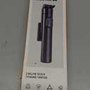 Selfie Stick Travel Tripod for Cell Phone with Remote Control and Phone Holder, Extendable Selfie Stick for iPhone, iPhone Tripod for Video Recording, 50 Inch, Black