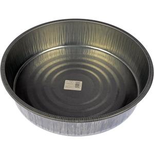 Dorman 9-814 3 Gallon, 16 In. Diameter x 4 In. Deep Galvanized Drain Pan Universal Fit