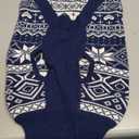 HOMIMP Dog Sweater Argyle - Warm Sweater Winter Clothes Puppy Soft Coat, Ugly Dog Sweater for Small Medium and Large Dogs, Pet Clothing Boy Girl (Blue), XL