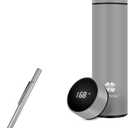BoxWave Stylus Pen Compatible with TLINNA Insulated Bottle - FineTouch Capacitive Stylus, Super Precise Stylus Pen - Metallic Silver