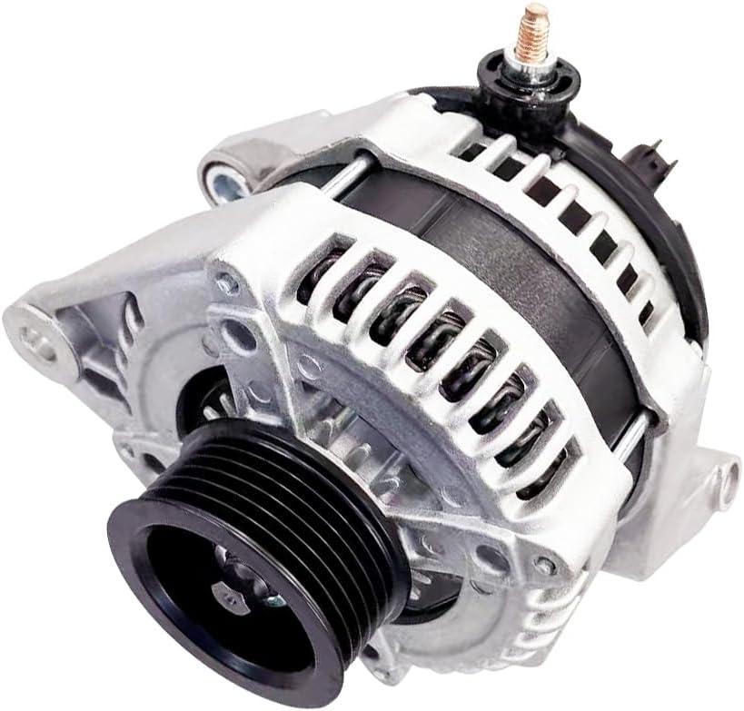 Alternator Compatible with 2007 Aspen Durango Commander Grand Cherokee 2009-2013 Ram 1500 2007-2010 Nitro Liberty 11-12 1500 3.7L V6 4.7L V8 Replace for: 56029914A 11240N6G1 4210000711