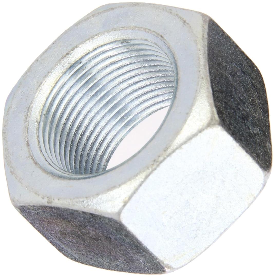 Small Parts Steel Hex Nut, Zinc Plated Finish, Grade 5, ASME B18.2.2, 1"-8 Thread Size, 1-1/2" Width Across Flats, 55/64" Thick (Pack of 10)