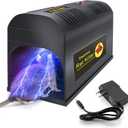 Upgraded Rat Trap - Humane Electric Mouse Trap Zapper with High Voltage Instant Kill for Chipmunk Squirrel Gopher Mole Mice Rats, Indoor Outdoor Use, No Touch & Reusable Rodent Control for Home