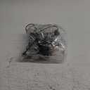 LED Patio String Lights 20Ft with 22 ST40 LED Edison Bulbs, Waterproof Outdoor Hanging Lights for Porch, Deck, Garden, Backyard, E17 Base, 2700K Dimmable, Vintage String Lights- Black Wire