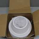 TORCHSTAR 12-Pack 6 Inch Classic White Recessed Light Trim, Step Baffle with Detachable Ring, Full Metal, for 6 Inch Recessed Can, Fit Halo/Juno Remodel Housing, White