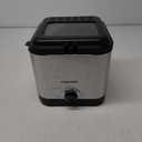 Chefman Fry Guy, The Most Compact & Convenient To Deep Fry Comfort Food, Restaurant-Style Basket With A 1.6-Quart Capacity, Easy-View Window & Adjustable Temp Control, Stainless - 1.5 Liter