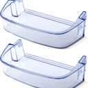 2-Pack WPW10430639 Refrigerator Door Shelf Bin Compatible with Whirlpool Kenmore, Freezer Door Bin W10430639 W10324876 WPW10430639VP AP6021338 PS11754659 EAP11754659 2683861