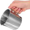 Hemobllo Stainless Steel Measuring Cup with Internal Scale, 16oz Professional Graduated Beaker Mug with Spout for Laboratory & Kitchen, Metal Chemical Measuring Cup for Science, DIY Soap Making,