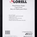 Lorell Wood Poster Frame, 18" x 24", Black