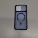 SUPFINE Magnetic for iPhone 17 Pro Max Case (Compatible with MagSafe)(Military Grade Drop Protection) Translucent Matte Shockproof with Anti-Fingerprint Phone Cover, Deep Blue