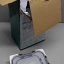 MFY 5-Pack 36 OZ Glass Storage Containers with Lids, Glass Meal Prep Containers Set, Airtight Lunch Containers with Lids, Microwave, Oven, Freezer and Dishwasher Safe, Gray