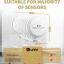 U UNNI UN03 Indoor Outdoor Thermometer Weather Station Outdoor Sensor Protection Shield Wall Mounted