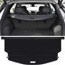 Trunk Cargo Cover For Chevy Chevrolet Equinox GMC Terrain 2018 2019 2020 2021 2022 2023 2024 2025 Retractable Rear Trunk Cargo Luggage Security Shade Cover Shield Waterproof All Weather (Black) (Standard)