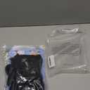 BECROWM Waterproof Dog Boots for Small/Medium Dogs Dog Paw Protectors Dog Suspender Boots AntiSlip Pet Shoes for Outdoor Walking, Reflective StayOn,DirtProof Comfortable Booties (Black, Small)