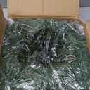 2 Pcs Pre-lit 6ft Christmas Garlands Norfolk Pine Garland, Real Touch Artificial Faux Greenery Garland for Mantle, Table, Wall, Indoor, Outdoor Christmas Decorations