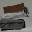 Reading Glasses for Men, 0.75 Blue Light Blocking Reading Glasses Metal Readers (3 Pack(gun/Black/Brown))