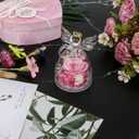 Mothers Day Mom Gifts for Mom,Fresh Flowers for Delivery,Birthday Gifts for Women Her,Preserved Flowers in Angel Figurines,Angel Gifts for Moms Mothers Day Grandma Wife Sister Valentines,Pink