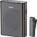 Portable Voice Amplifier with Wireless Lapel Microphone for Teachers, Tour Guide, Elderly, Wireless Voice Amplifier for Classroom, Clip On Microphone System Speaker, Teacher Must Haves