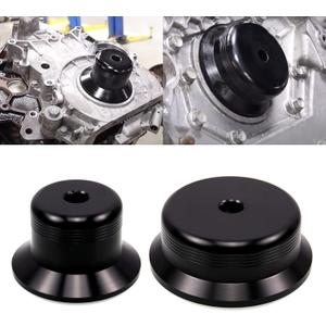 RULLINE Front & Rear Main Crankshaft Seal Driver Kit for Duramax Diesel 2001-2016 GM 6.6L Aluminum Black
