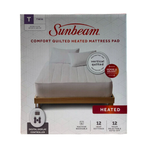 SB Heated Quilted Mattress Pad