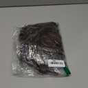 MISSQUEEN Black Mixed Brown Wigs Short Wavy Curly Wig with Bangs Shoulder Length Synthetic Hair Wigs Heat Resistant Fiber Wig for Daily Party (Black Mixed Brown)