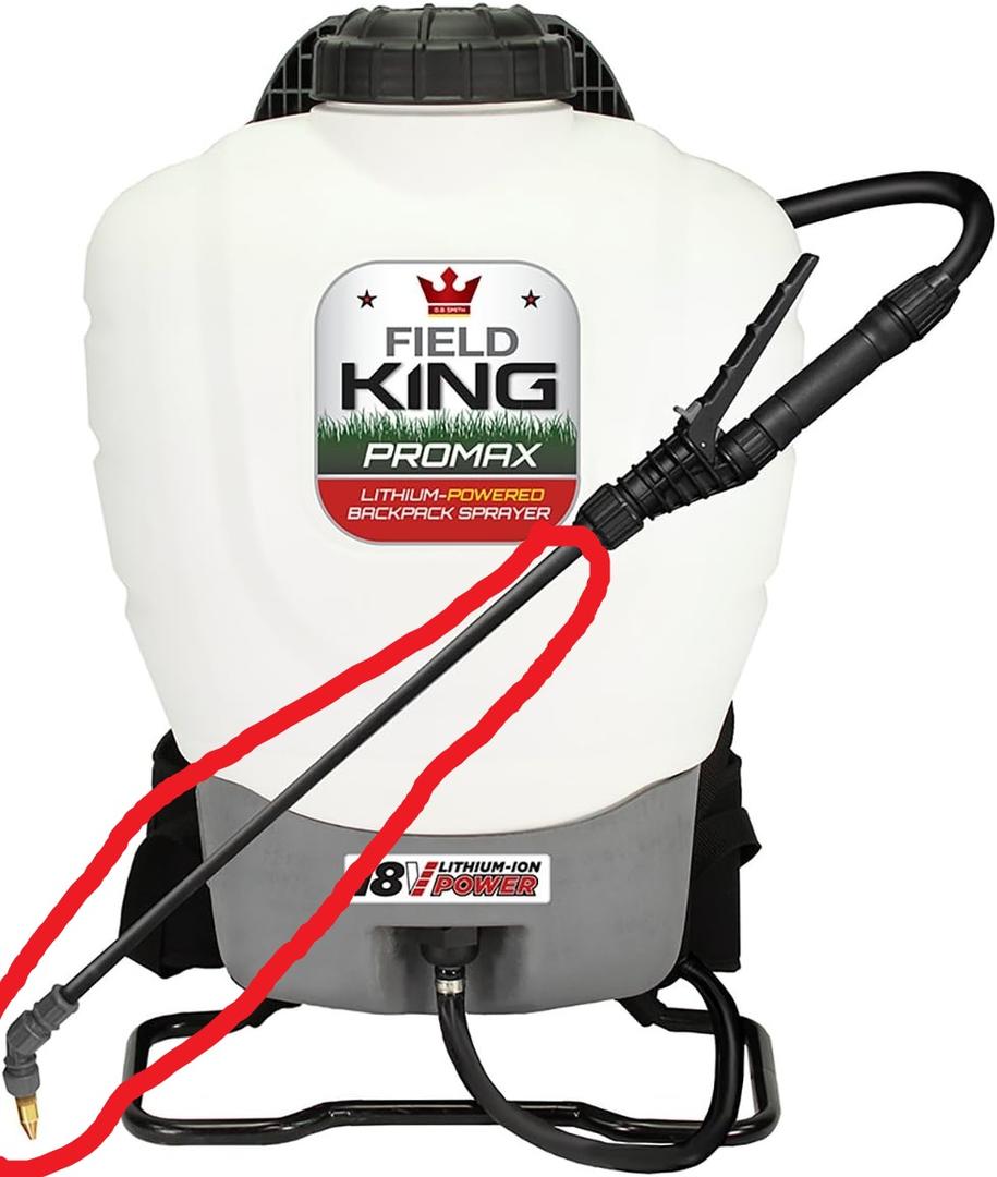 Field King 190515 Professionals Battery Powered Backpack Sprayer, 4 gal