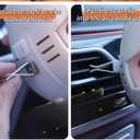 Car Seat Protector for 17cm Doll, Desktop Ornament Set with Accessories,Air Vent Stuffed Toy Carseat, Perfect for Car Decoration and Display,Suitable for 17cm Dolls (Blue)