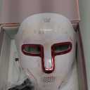 Red-Light-Therapy-for-Face, 7-1 Colors Led Face Mask Light Therapy, Facial Skin Care Mask (White)
